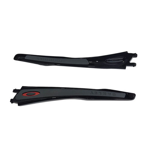 Oakley Turbine 9263 - Aste Ricambio - Nero Lucido/Grigio/Rosso