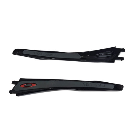 Oakley Turbine 9263 - Aste Ricambio - Nero Lucido/Grigio/Rosso