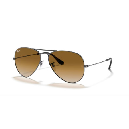 Ray Ban 3025 Aviator - 004/51 - Canna di Fucile/Marrone Sfumato
