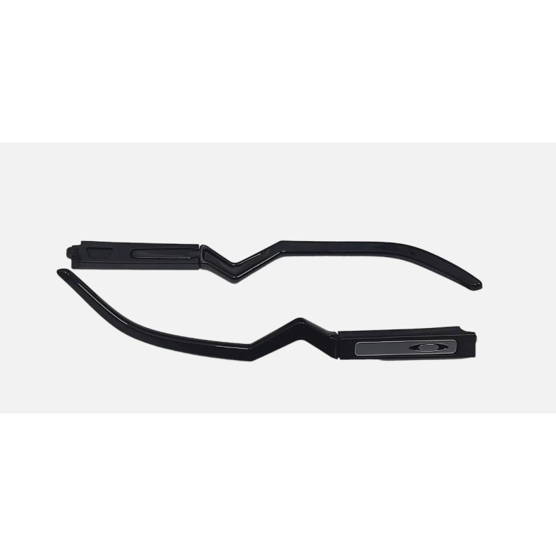 Oakley 9242 9280 HSTN BXTR - Aste Di Ricambio - Nero Opaco/Nero Lucido/Argento