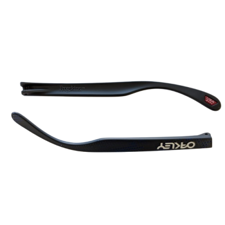 Oakley 9013/9374 Frogskins - Aste Ricambio - Carbonio Opaco/Logo Bianco