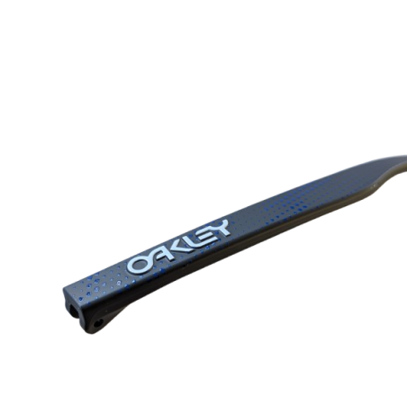 Oakley 9013/9374 Frogskins - Aste Ricambio - Carbonio Opaco/Logo Bianco