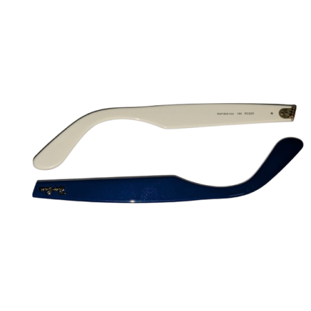Ray Ban 2140 Wayfarer - Aste di Ricambio - Blu/Bianco