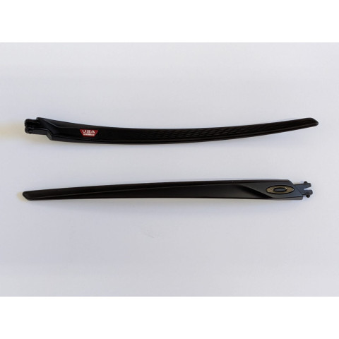 Oakley 9129 Cables - Aste Ricambio - Nero Opaco