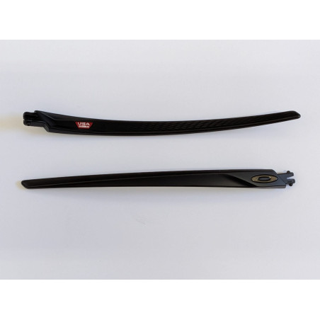 Oakley 9129 Cables - Aste Ricambio - Nero Opaco