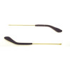 Aste di ricambio Ray Ban 3362 Cockpit con terminali in pelle spare parts temples leather