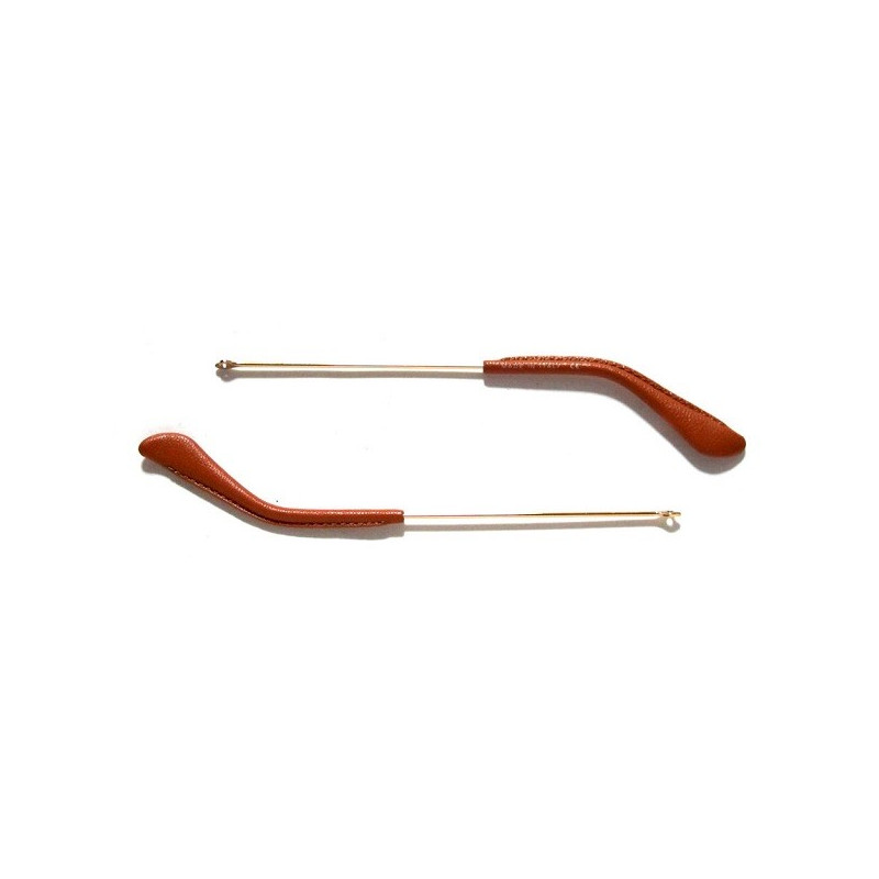 Aste di ricambio con terminali in pelle Ray Ban 3407 Outdoorsman II spare parts temples leather