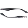 Ray Ban 5206 2034 - Aste di Ricambio - Nero Lucido in Trasparenza 140MM