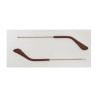 Aste di ricambio con terminali in pelle forata Ray Ban 3415/q spare parts temples