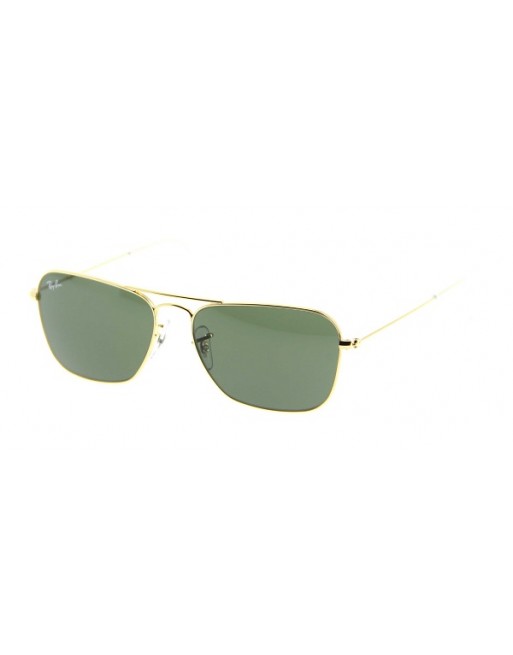 Ray Ban 3136 Caravan - 001 - Oro/Verde G-15