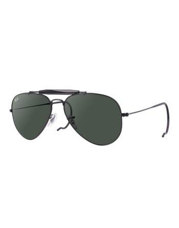 Sunglasses Ray Ban Outdoorsman asta a riccio occhiale da sole aviator 3030