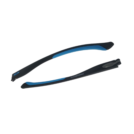Oakley  8136 Crosslink Fit - Aste di Ricambio - Nero Opaco/Blu Cielo