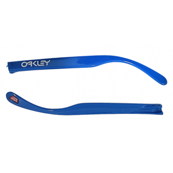 Oakley 9013/9374 Frogskins J4 Aste Ricambio Blu Zaffiro/Logo Bianco