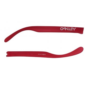 Oakley 9013/9374 Frogskins 52 Aste Ricambio Rosso Cristallo Opaco/Logo Bianco