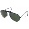 Ray Ban 3030 58 Outdoorsman Nero/verde G15 Polarizzato Custom Remix Personalizzato