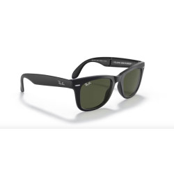 Ray Ban 4105 Wayfarer Pieghevole - 50 601/S - Nero Opaco/Verde G-15