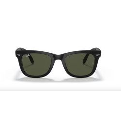 Ray Ban 4105 Wayfarer Pieghevole - 50 601/S - Nero Opaco/Verde G-15