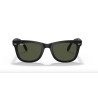 Ray Ban 4105 Wayfarer Pieghevole - 50 601/S - Nero Opaco/Verde G-15