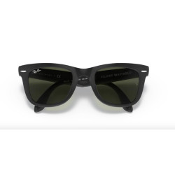 Ray Ban 4105 Wayfarer Pieghevole - 50 601/S - Nero Opaco/Verde G-15