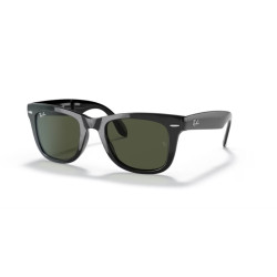 Ray Ban 4105 Wayfarer Pieghevole - 54 601 - Nero Lucido/Verde G-15