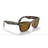 Ray Ban 4105 Wayfarer Pieghevole - 54 710 - Havana Chiaro/Marrone