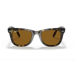 Ray Ban 4105 Wayfarer Pieghevole - 54 710 - Havana Chiaro/Marrone