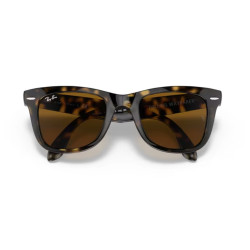 Ray Ban 4105 Wayfarer Pieghevole - 54 710 - Havana Chiaro/Marrone