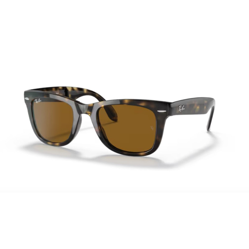 Ray Ban 4105 Wayfarer Pieghevole - 50 710 - Havana Chiaro/Marrone