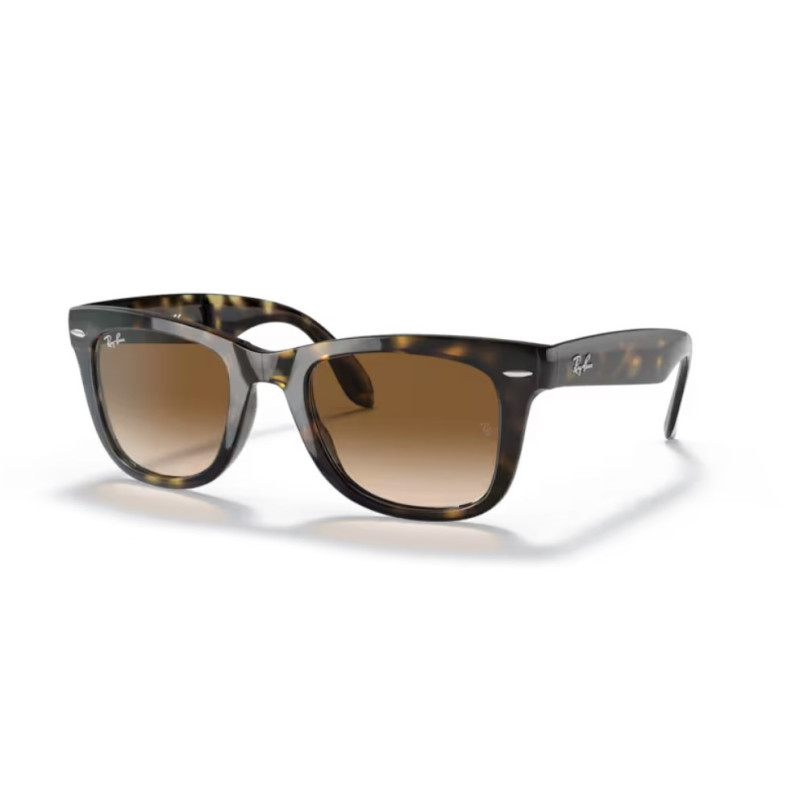 Ray Ban 4105 Wayfarer Pieghevole - 50 710/51 - Havana Chiaro/Marrone Sfumato