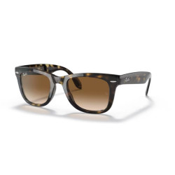 Ray Ban 4105 Wayfarer Pieghevole - 54 710/51 - Havana Chiaro/Marrone Sfumato