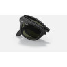 Ray Ban 4105 Wayfarer Pieghevole - 54 601/S - Nero Opaco/Verde G-15