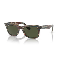 Ray Ban 2140 Wayfarer - 50 138731 - Fotocromatico Grigio Striato/Verde