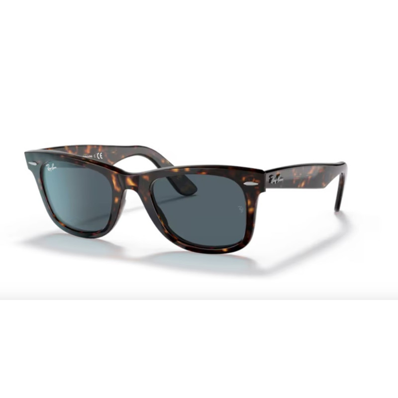 Ray Ban 2140 Wayfarer - 50 902/R5 - Havana/Blue