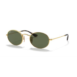 Ray Ban 3547N Oval 51 001 Oro/Verde G-15