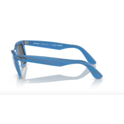 Ray Ban 2140 Wayfarer - 50 1409B1 - Fotocromatico Blu Striato/Grigio