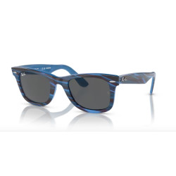 Ray Ban 2140 Wayfarer - 50 1409B1 - Fotocromatico Blu Striato/Grigio