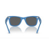 Ray Ban 2140 Wayfarer - 50 1409B1 - Fotocromatico Blu Striato/Grigio