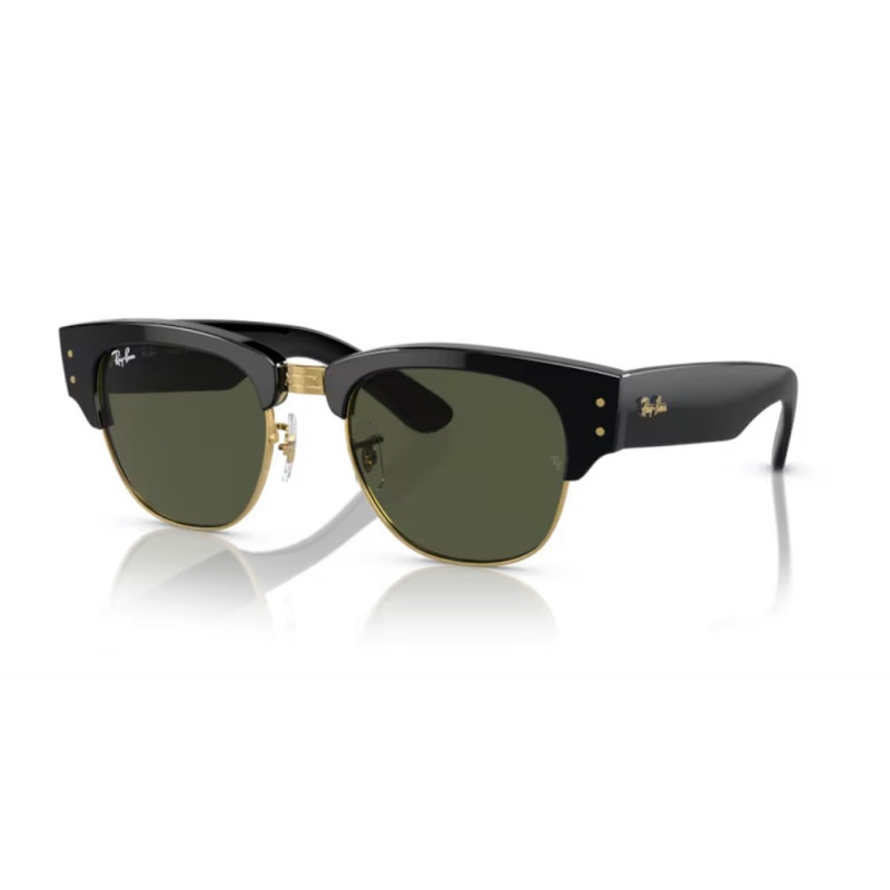 Ray Ban 0316S Mega Clubmaster - 901/31 - Nero Su oro/Verde