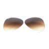 Ray Ban Aviator - Lenti Ricambio - Marrone Sfumato