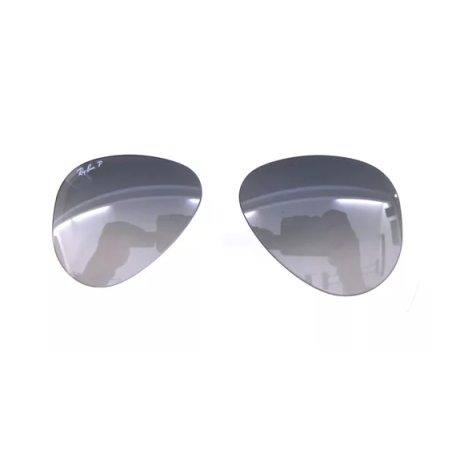Ray Ban Aviator - Lenti Ricambio - Blu Sfumato Grigio Polarizzato