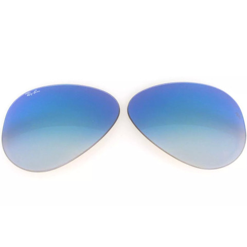 Ray Ban Aviator - Lenti Ricambio - Specchio Blu Sfumato