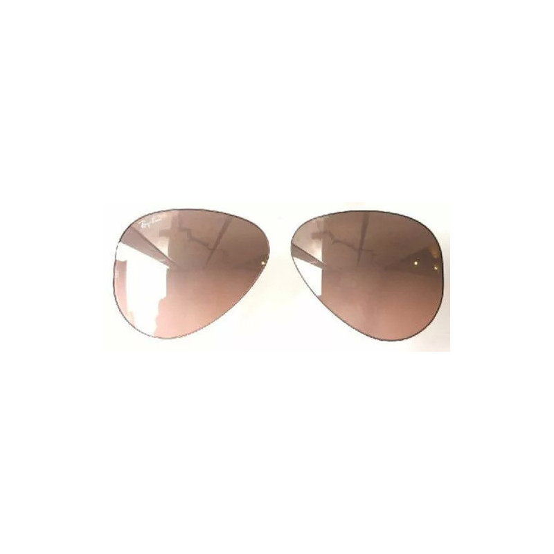 Ray Ban Aviator - Lenti Ricambio - Grigio Marrone Specchio Argento