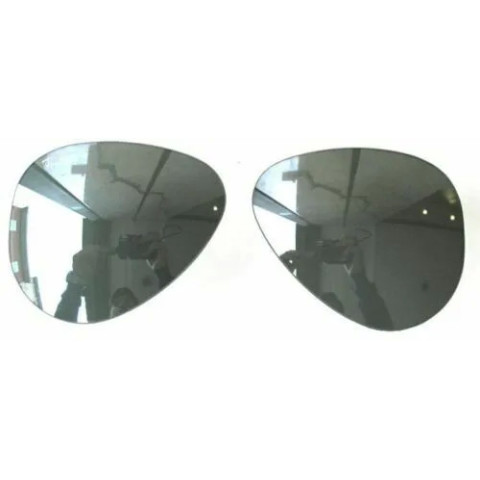 Ray Ban Aviator - Lenti Ricambio - Specchio Argento